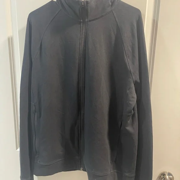 Lululemon City Sweat Men's Black Full-Zip Hoodie Size Large Good Condition - Picture 2 of 6